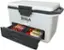 Angle. Ninja - FrostVault 50qt Hard Cooler with Dry Zone - Cloud White.