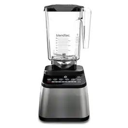 Blendtec - Original Designer Series Blender and 90 Oz WildSide+ Jar - Kitchen Blender Bundle - Silver