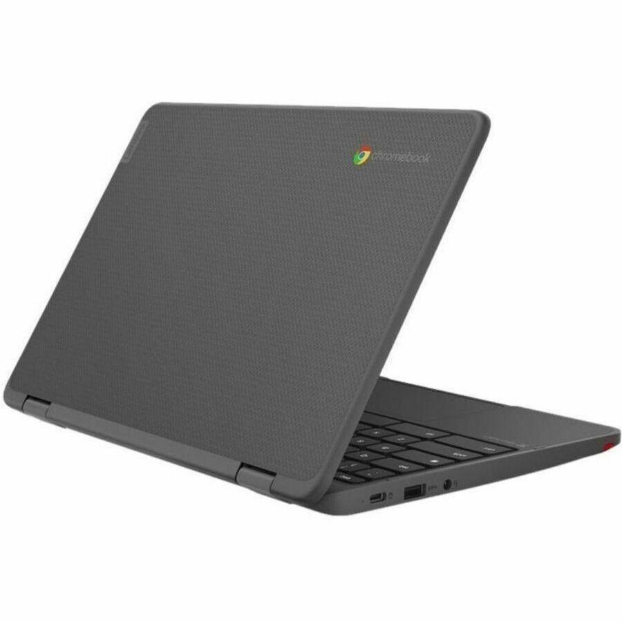 Alt View 2. Lenovo - Lenovo 300e Yoga Chromebook Gen 4 82W2002GUS 11.6" Touchscreen Convertible 2 in 1 Chromebook - HD - Octa-core (ARM Corte - Graphite Gray.