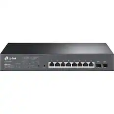 TP-Link TL-SG2210MP
10-Port Gigabit Smart Switch
1 Port PoE
Ports: 1, 2, 3, 4, 5, 6, 7, 8
SFP1, SFP2