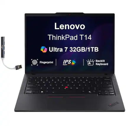 Lenovo ThinkPad T14 Ultra 7 32GB/1TB. Fingerprint IPS SuperCLEAR A Backlit Keyboard