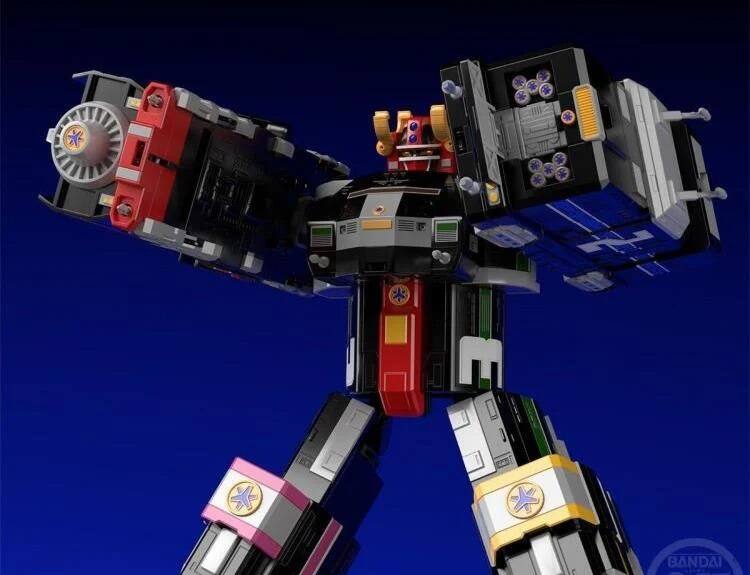 Alt View 4. Transformers - Grand Liner Super Mini-Pla Model Kit | KyuuKyuu Sentai GoGoFive | Bandai Spirits.