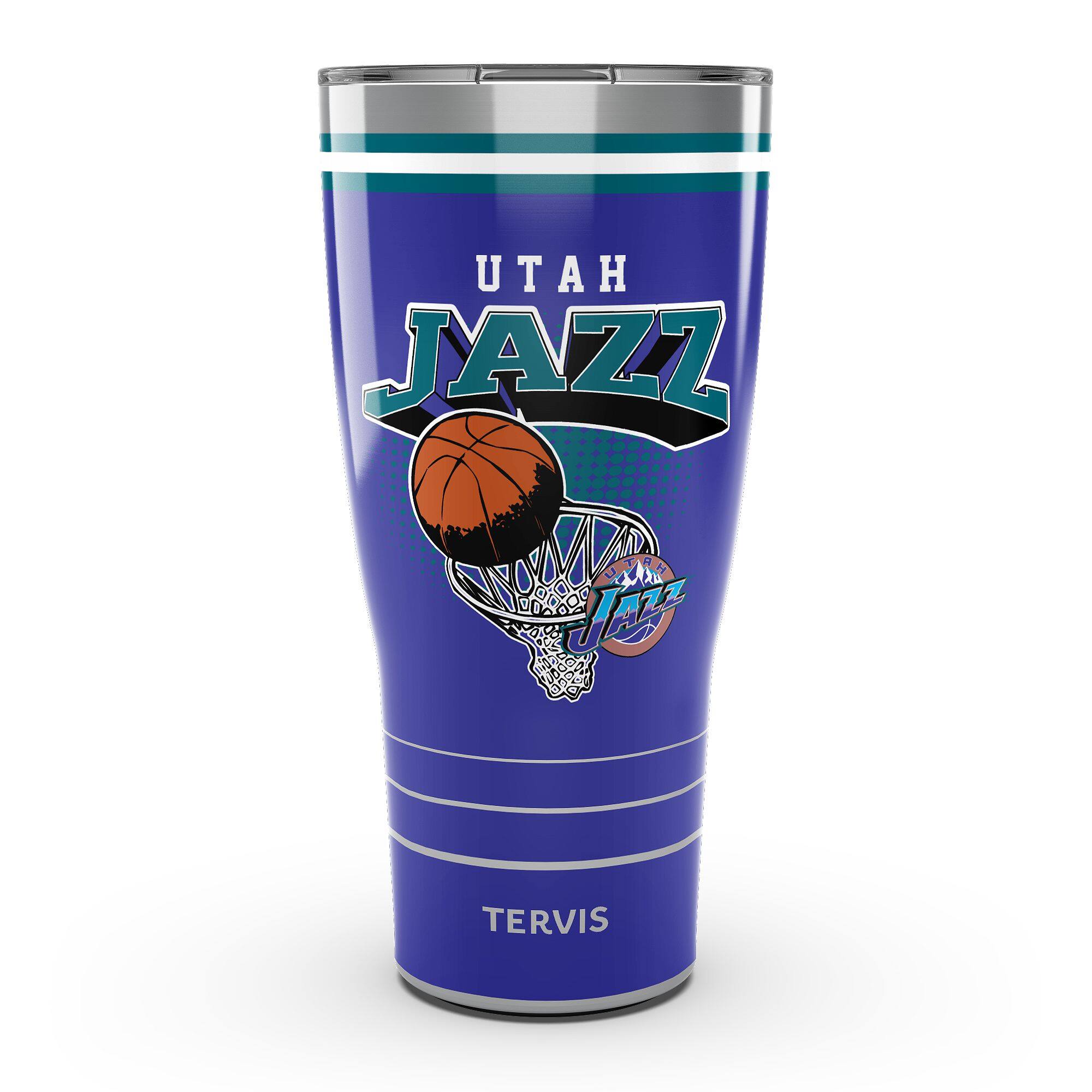Tervis - Utah Jazz 30oz. DuraPrint-- Vintage Stainless Steel Travel Tumbler - Multicolor
