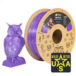 Factory Filament - 1.75mm Silk Ultra Violet PLA 3D Printer Filament, 1 KG Spool, Dimensional Accuracy +/- 0.02 mm, 3D Printing Filament - Silk Purple