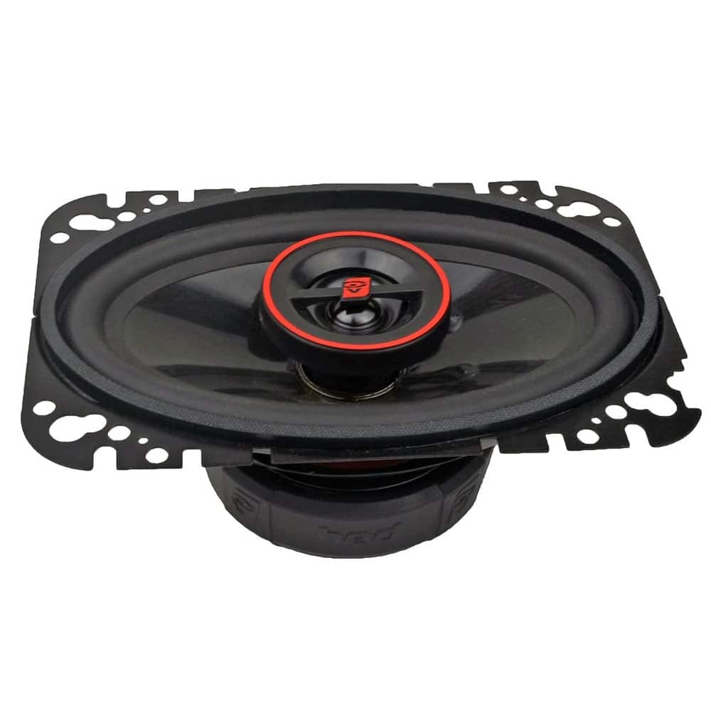 Cerwin Vega - Cerwin-Vega- H746 - 4"x6" HED Series 2-Way Coaxial Car Speakers - Black and Red