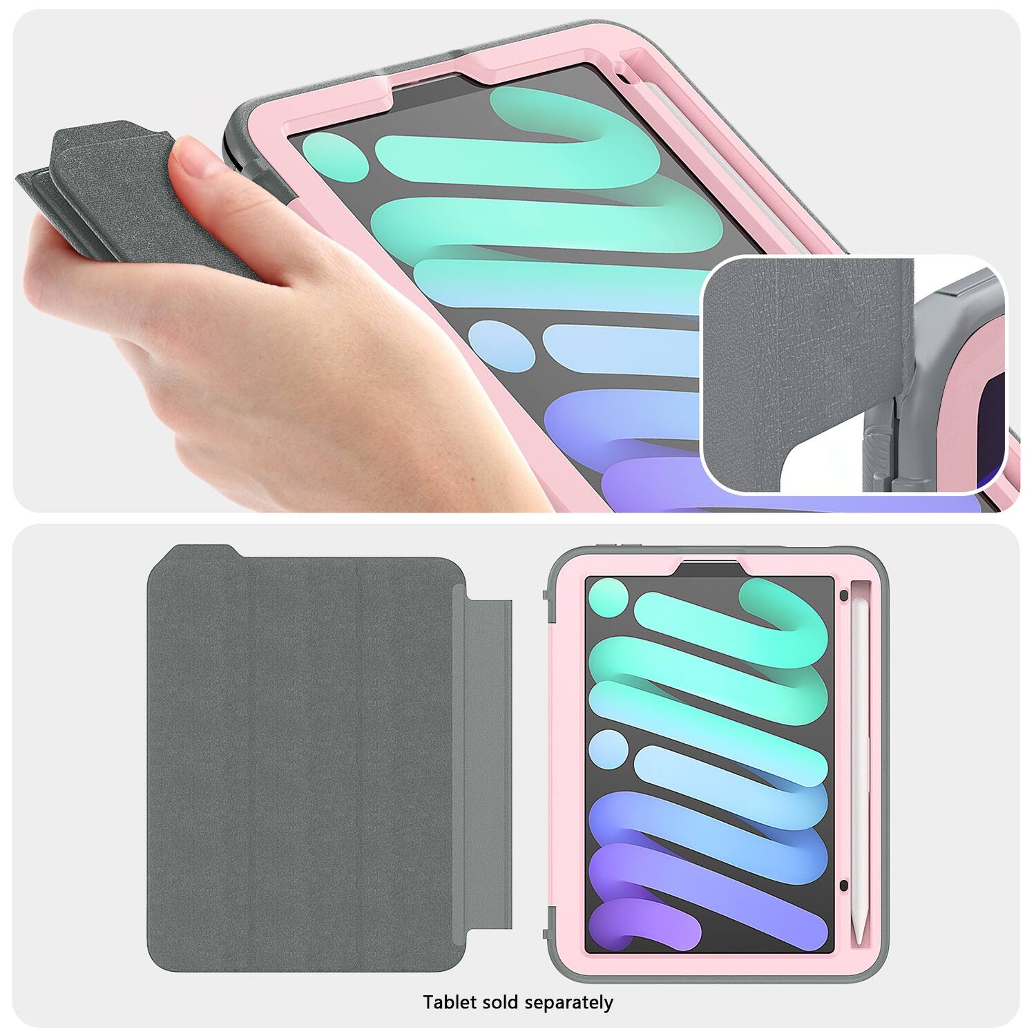 Tablet sold separately.