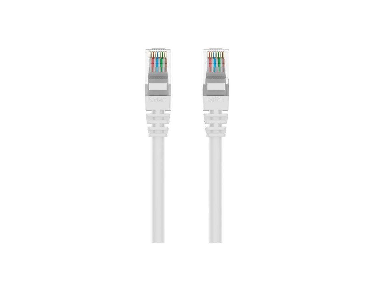Alt View 3. Belkin - Belkin 75ft CAT6 Ethernet Patch Cable Snagless, RJ45, M/M White Model A3L980-75-WHT-S.