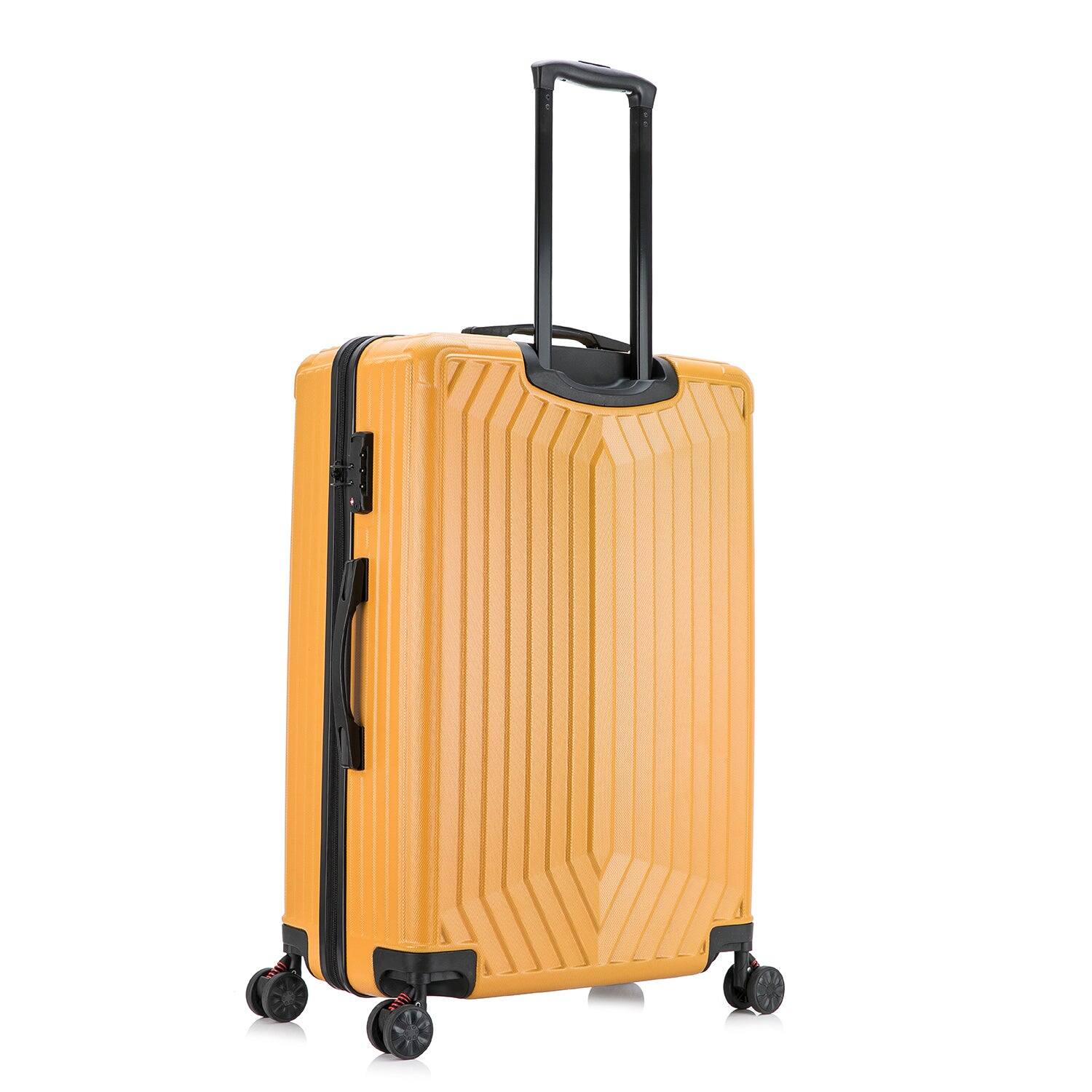 Alt View 1. DUKAP - STRATOS lightweight hardside Spinner 3 Piece Luggage Set  20"/24"/28" - TERRACOTA.