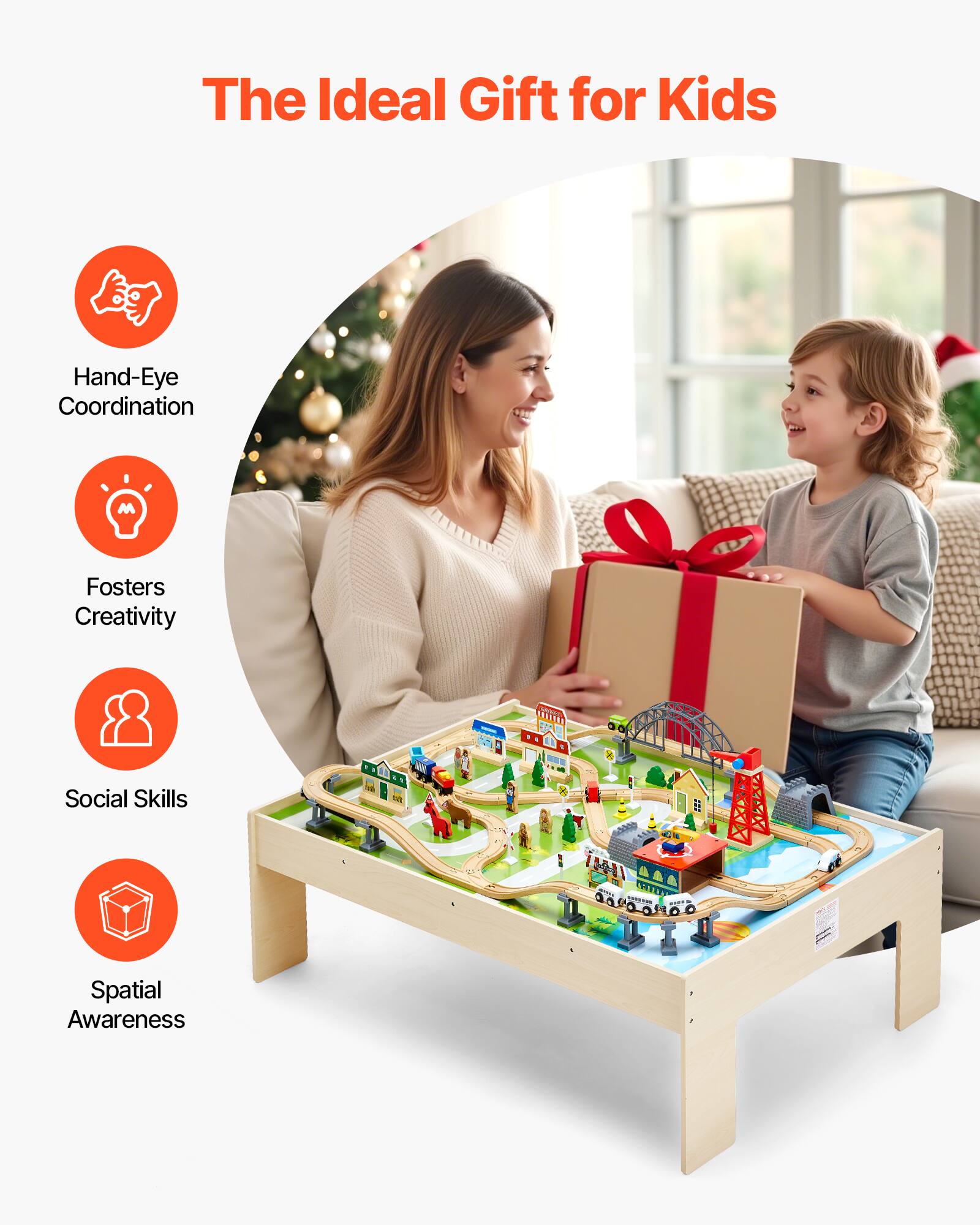 The Ideal Gift for Kids

- Hand-Eye Coordination
- Fosters Creativity
- Social Skills
- Spatial Awareness