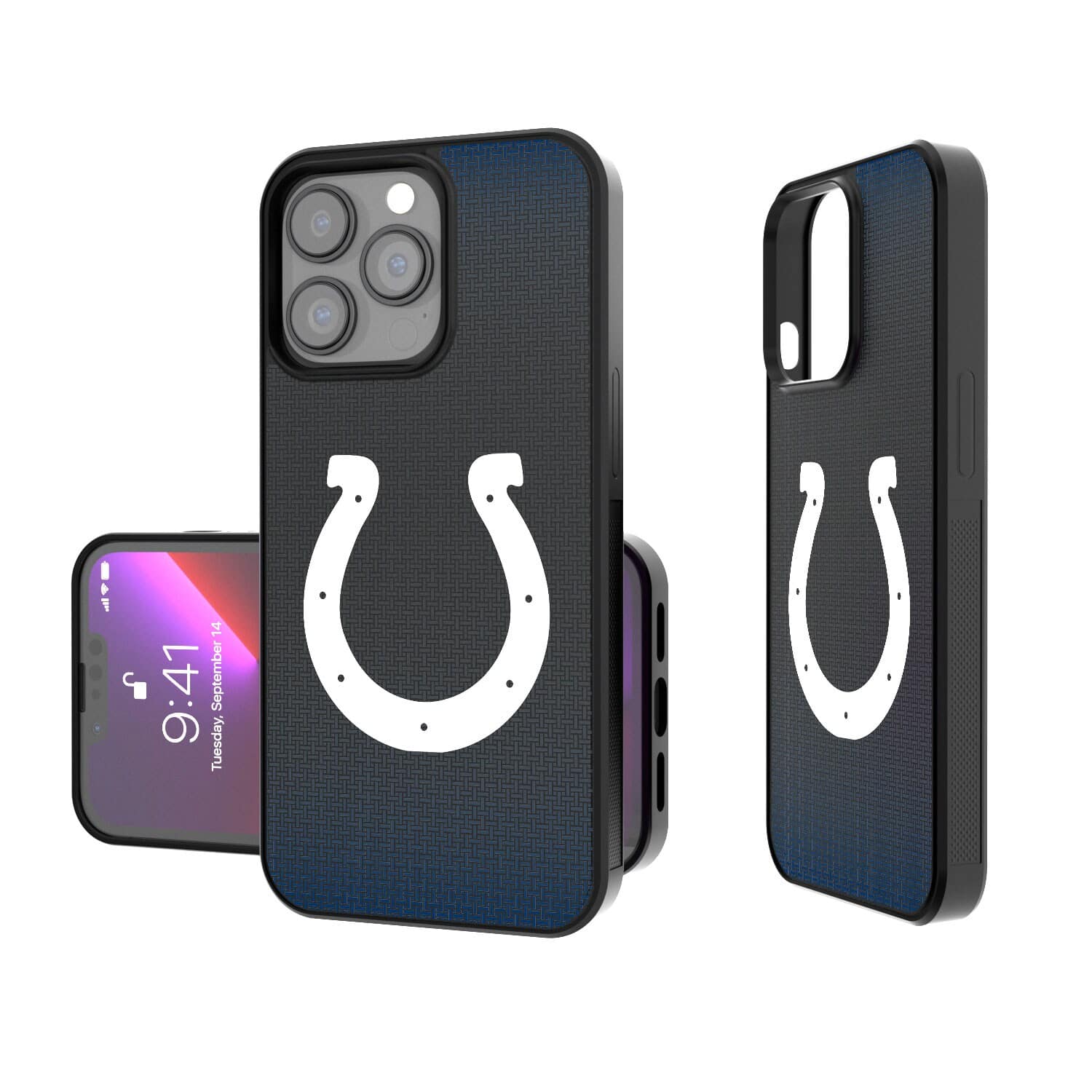 Keyscaper - NFL - Indianapolis Colts Linen Logo iPhone Bump Case - 16 - Black price history on PriceWatchPro