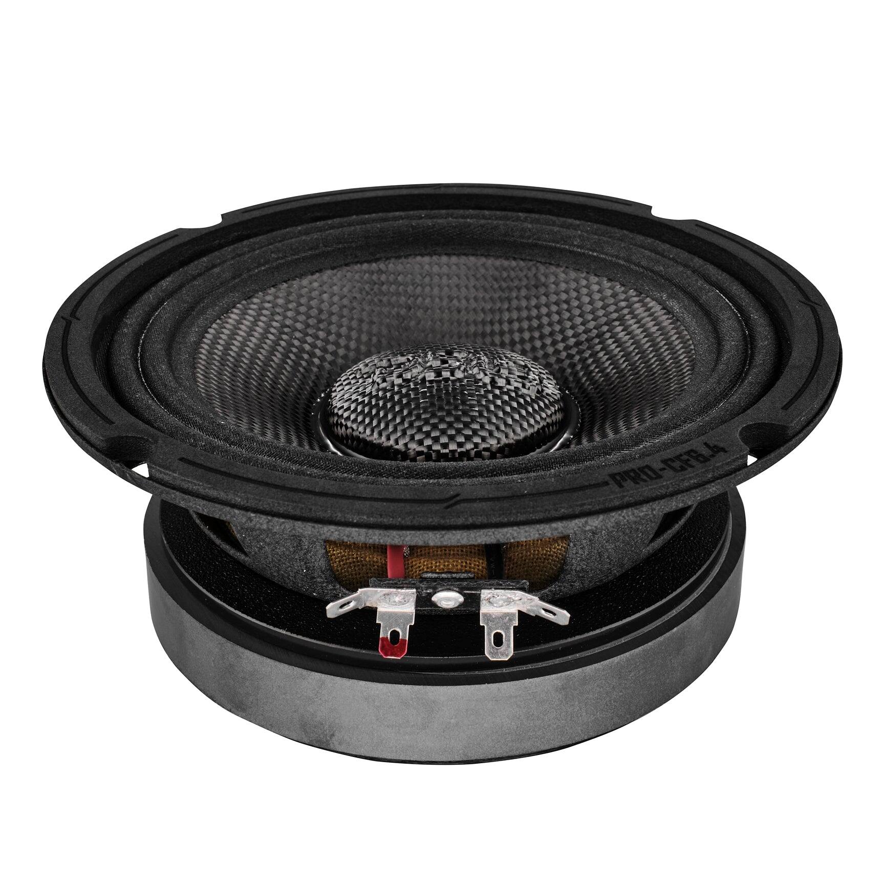 Angle. DS18 Audio - PRO-CF 6.5" Loudspeaker, 300W RMS 4-Ohm.