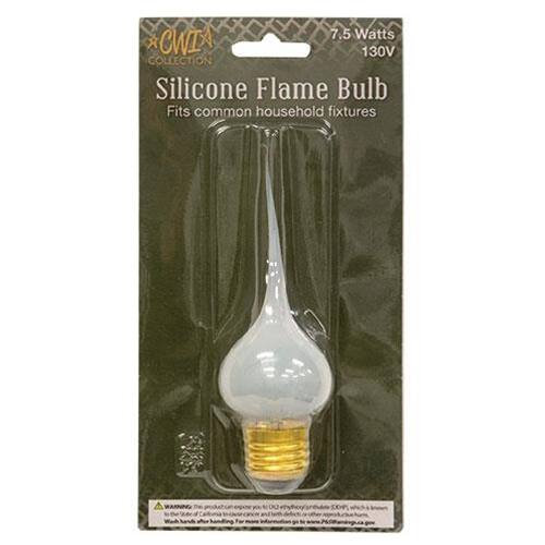 BreeBe - 7.5 Watt Silicone Flame Bulb - Clear