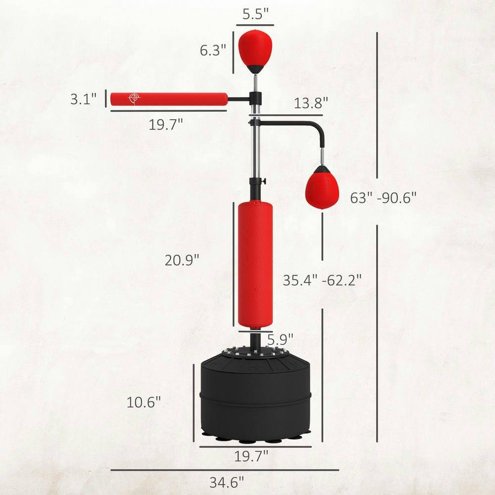 5.5"  
6.3"  
3.1"  
19.7"  
13.8"  
63" - 90.6"  
20.9"  
35.4" - 62.2"  
5.9"  
10.6"  
19.7"  
34.6"