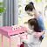 Alt View 12. Costway - 30-Key Classic Baby Grand Piano Toddler Toy Wood with Bench & Music Rack - Pink.