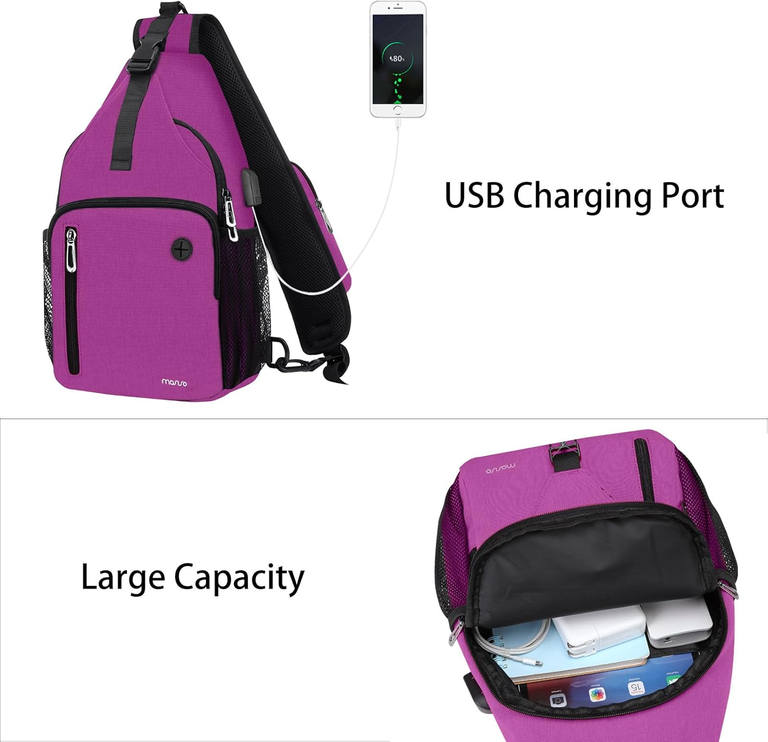 A8O USB Charging Port  
Large Capacity