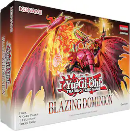 Konami - Yu-Gi-Oh! Blazing Dominion 4Pk with Token Card