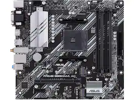 ASUS - PRIME B550M-A AC AMD AM4 mATX Motherboard, PCIe 4.0, Dual M.2, WiFi, HDMI/DVI, USB 3.2 Gen 2, Aura Sync RGB
