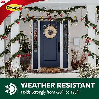 3M Command WEATHER RESISTANT  
Holds Strongly from -20°F to 125°F