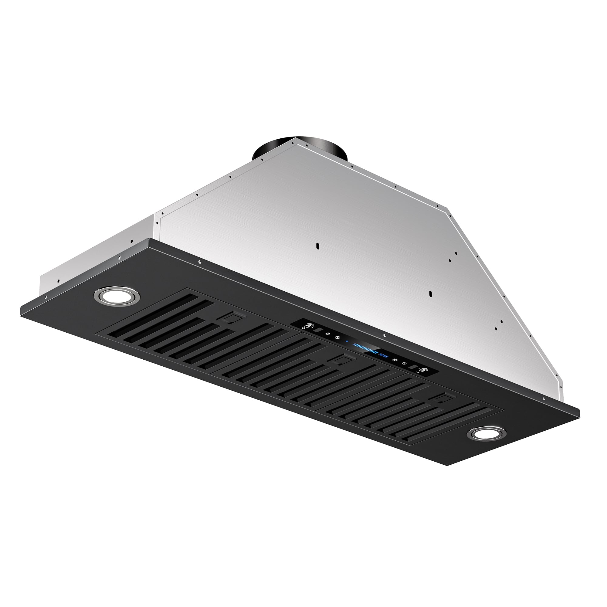 ZJKLA - 36 inches - Convertible - Range Hood Insert - Black Stainless Steel