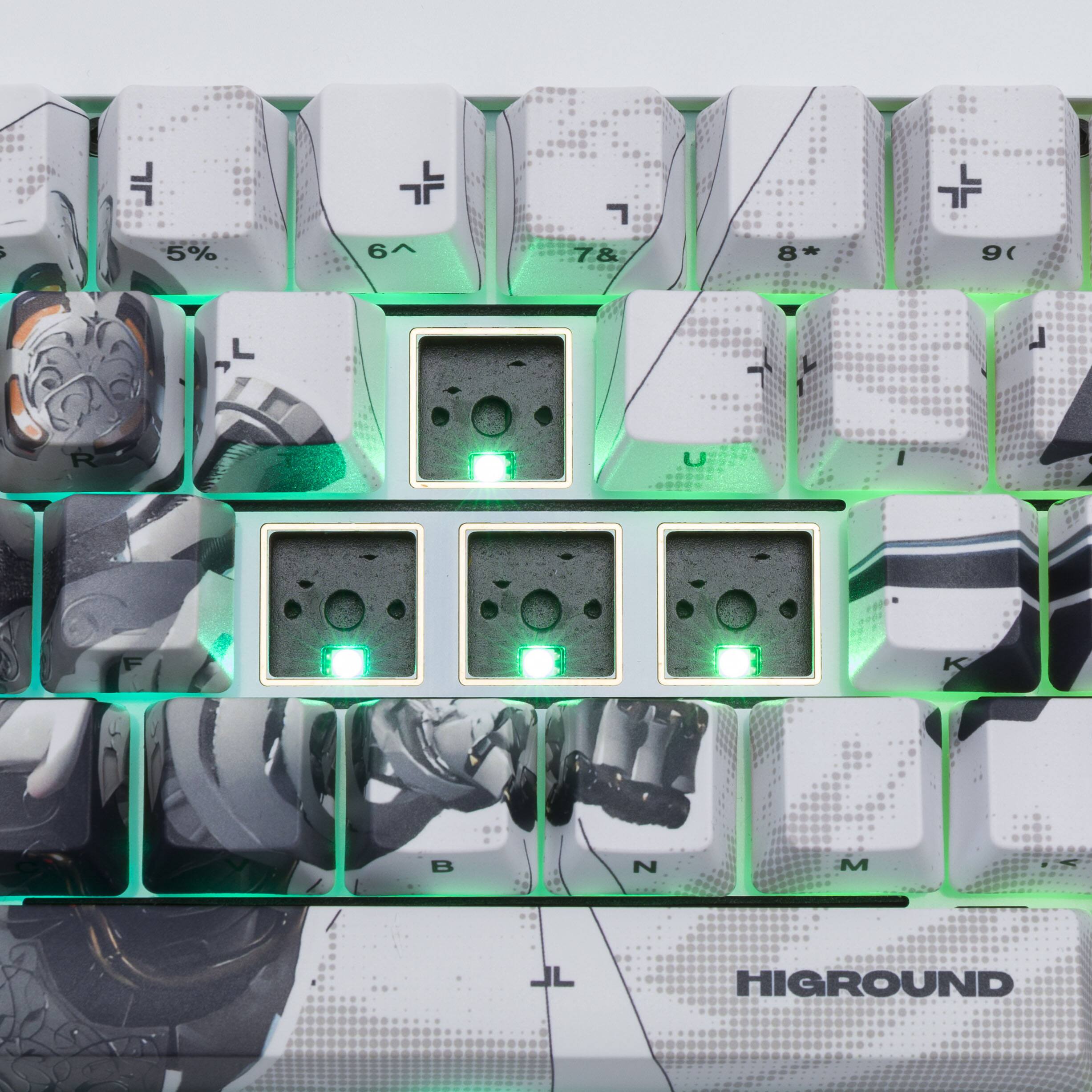 Alt View 18. Higround - APEX Legends Summit 2.0 65 65% Wired Mechanical Prelubed TTC Venus Linear Switch w/ CNC Aluminum Frame - War Machine.