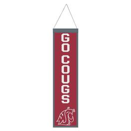 WinCraft - Washington State Cougars 8" x 32" Slogan Wool Banner - Multicolor
