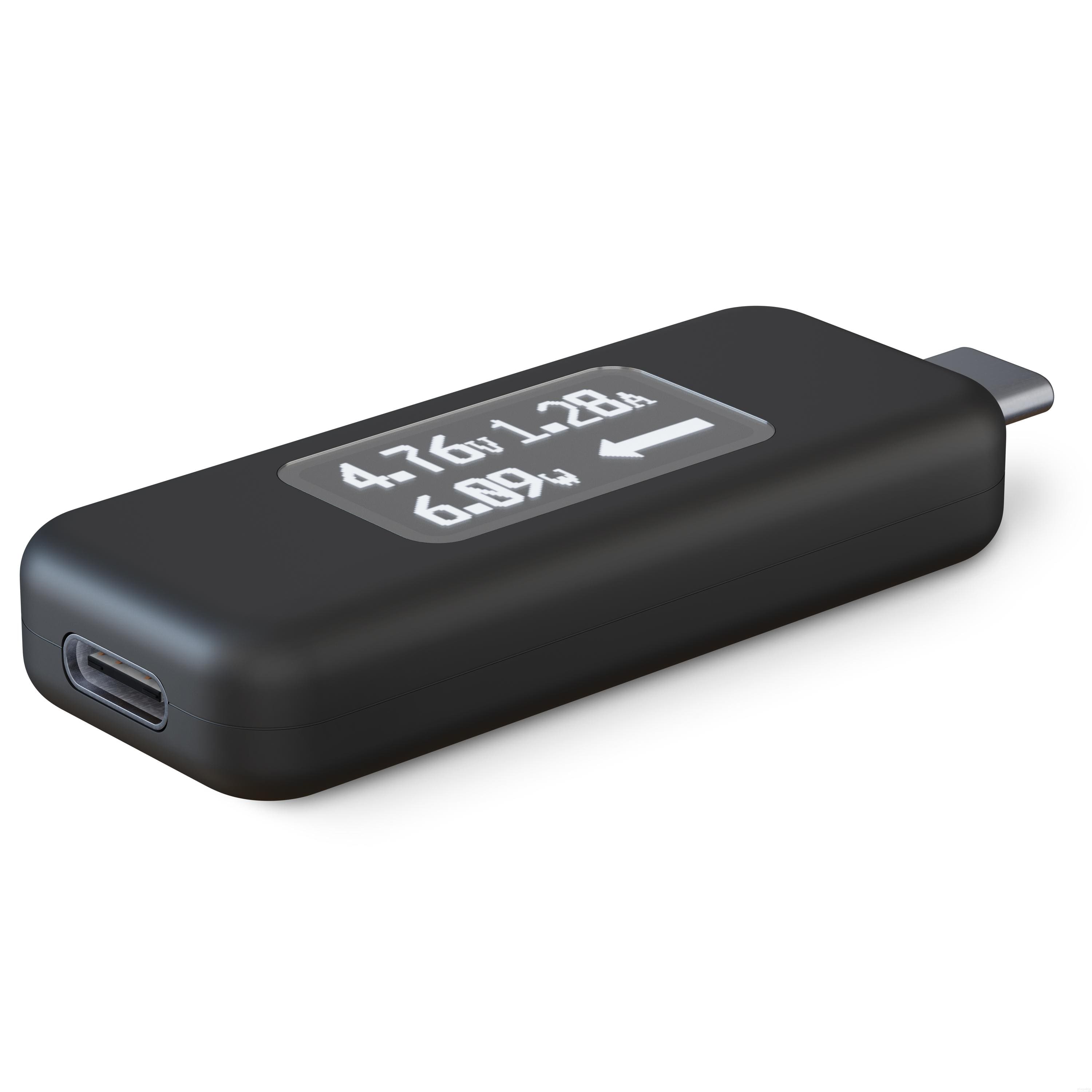 Plugable - USB C Power Meter Tester for USB-C Connections,Driverless