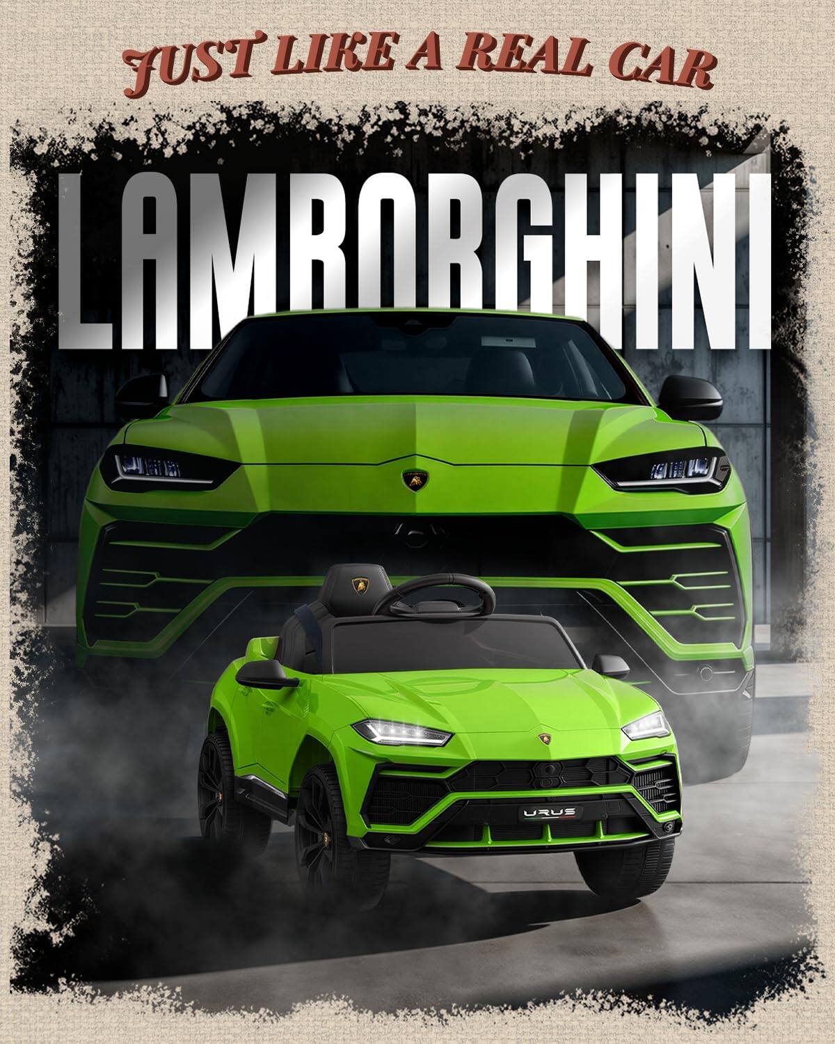 JUST LIKE A REAL CAR LAMBORGHINI