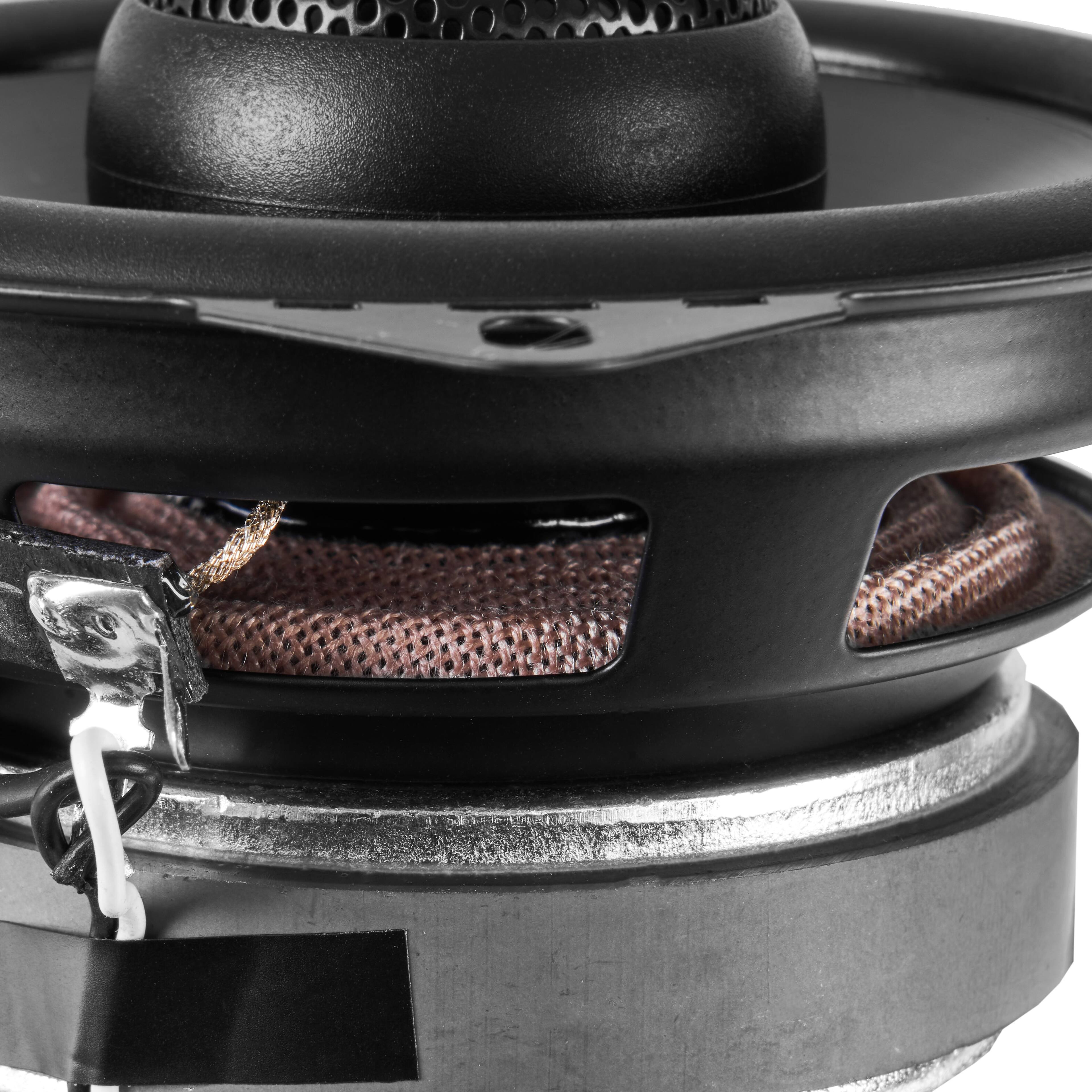 Alt View 6. NVX - NSP4 300W Peak (100W RMS) 4in N-Series 2-Way Coaxial Car Speakers with 20mm Silk Dome Tweeters.