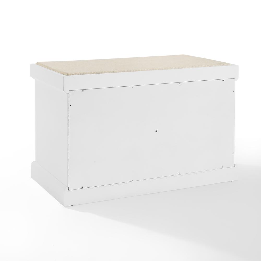 Alt View 1. Crosley Furniture - Anderson Entryway Storage Bench - White.