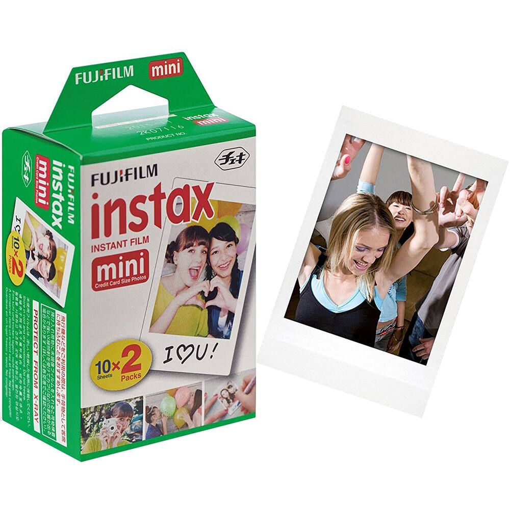 FUJIFILM mini  
instax  
INSTANT FILM  
mini  
Credit Card Size Photos  
10x2 Sheets Packs  
PROTECT FROM X-RAY  
I ❤️ U!