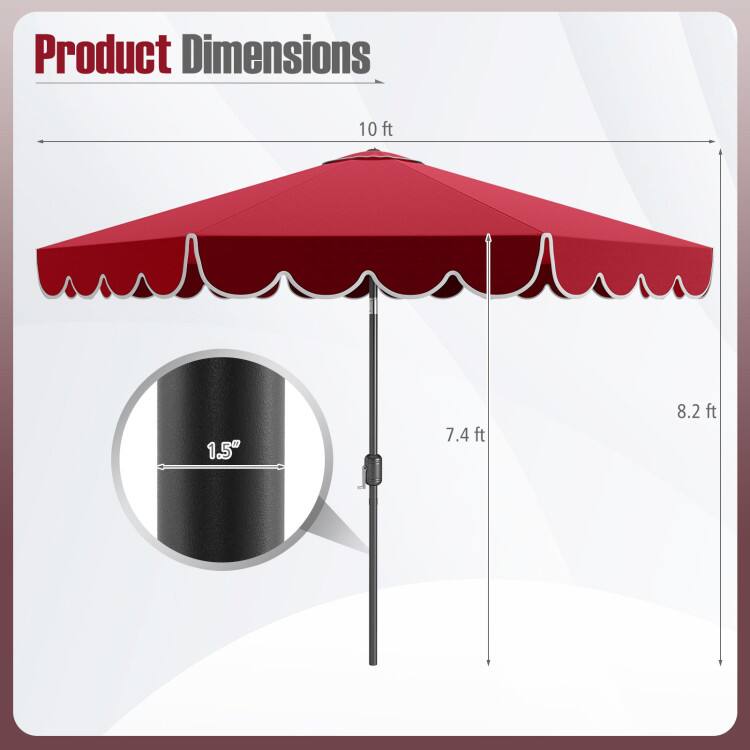 Product Dimensions: 10 ft, 1.5", 7.4 ft, 8.2 ft