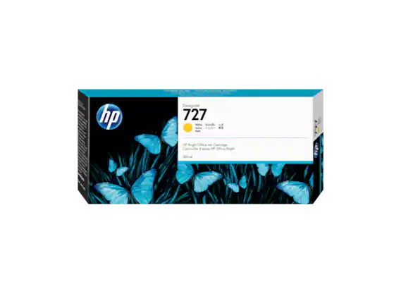- DesignJet 727 Tallowr Amarillo Jaune Yellow
- HP Bright Office Ink Cartridge
- Cartouche d'encre HP Office Bright
- 300 ml