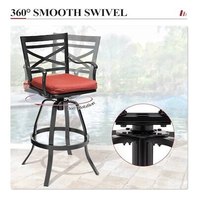 360° Smooth Swivel  
360° Rotation