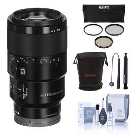 Bundle - Sony - FE 90mm f/2.8 Macro G OSS Lens with Accessories Kit