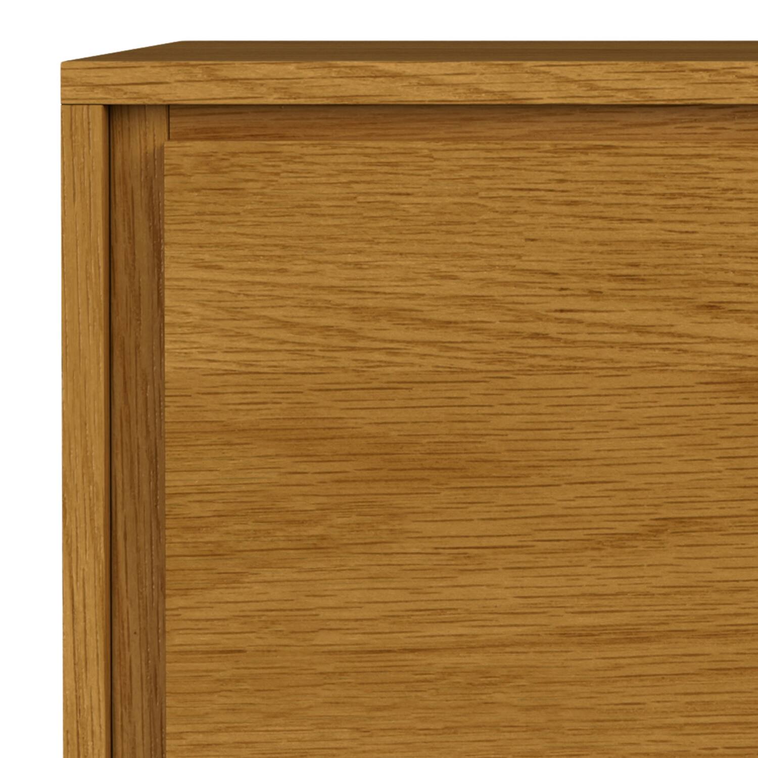 Alt View 7. Simpli Home - Lowry 39 inch Oak Storage Cabinet (Set of 2) - Oak Veneer.