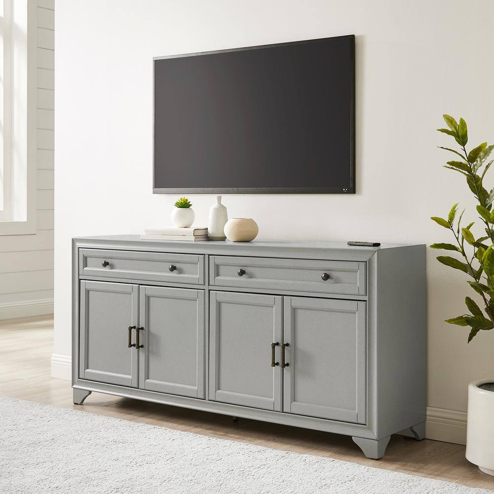 Alt View 10. Crosley Furniture - Tara Sideboard - Distressed Gray.