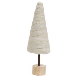 BreeBe - *Cream Felted Wool Tree 10.25"H - White