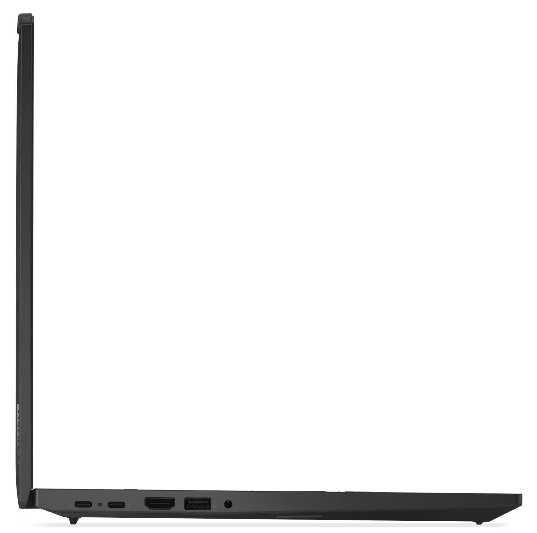 Left. Lenovo - ThinkPad P16s Gen 4 Laptop with 64GB DDR5, 1TB SSD, Ryzen AI 9 HX PRO 370, 16" 100%sRGB Non-Touch Display - 21RX000MUS - Black.