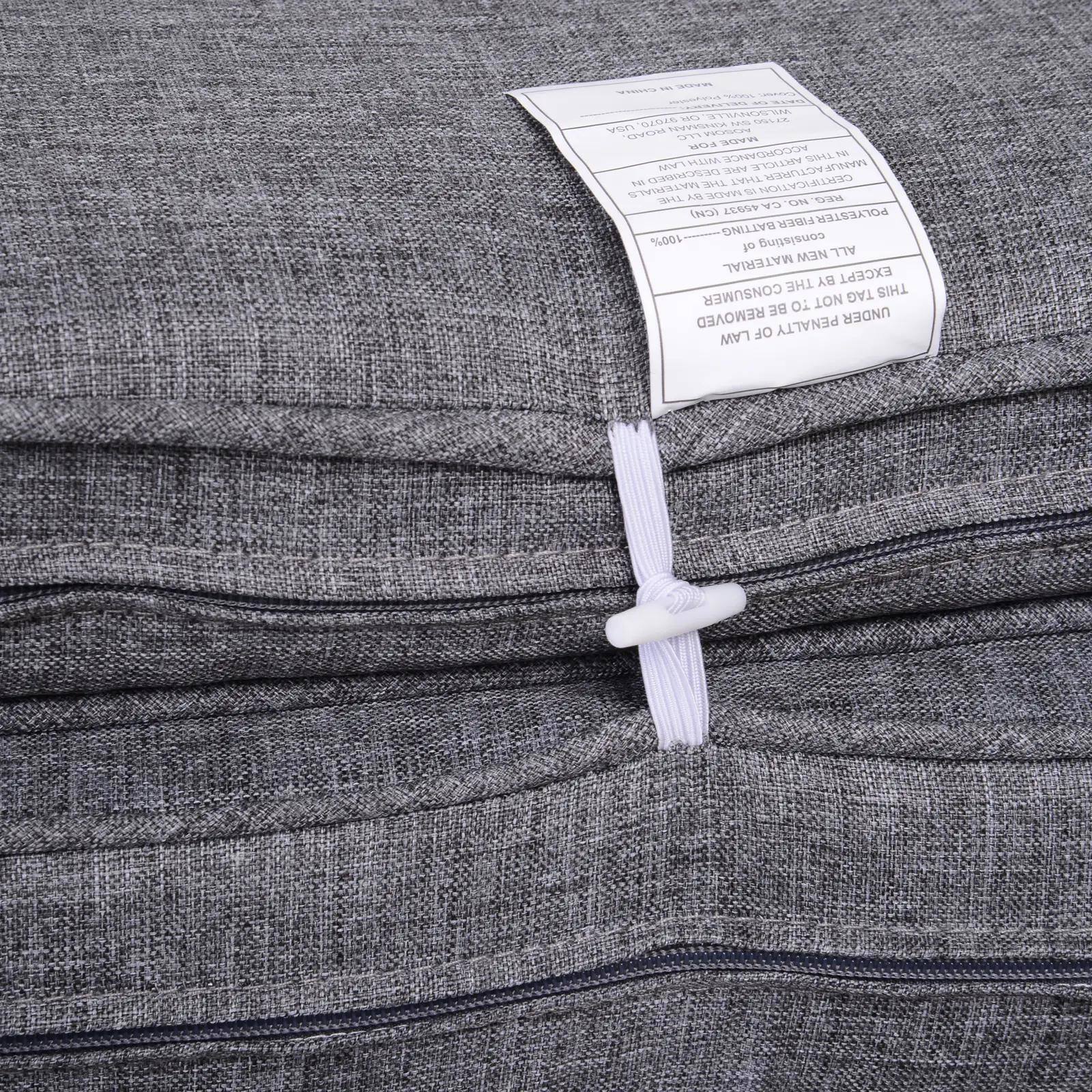 - 100% Polyester Batting
- Consisting of new material except the consumer tag
- This is not to be removed under penalty of law