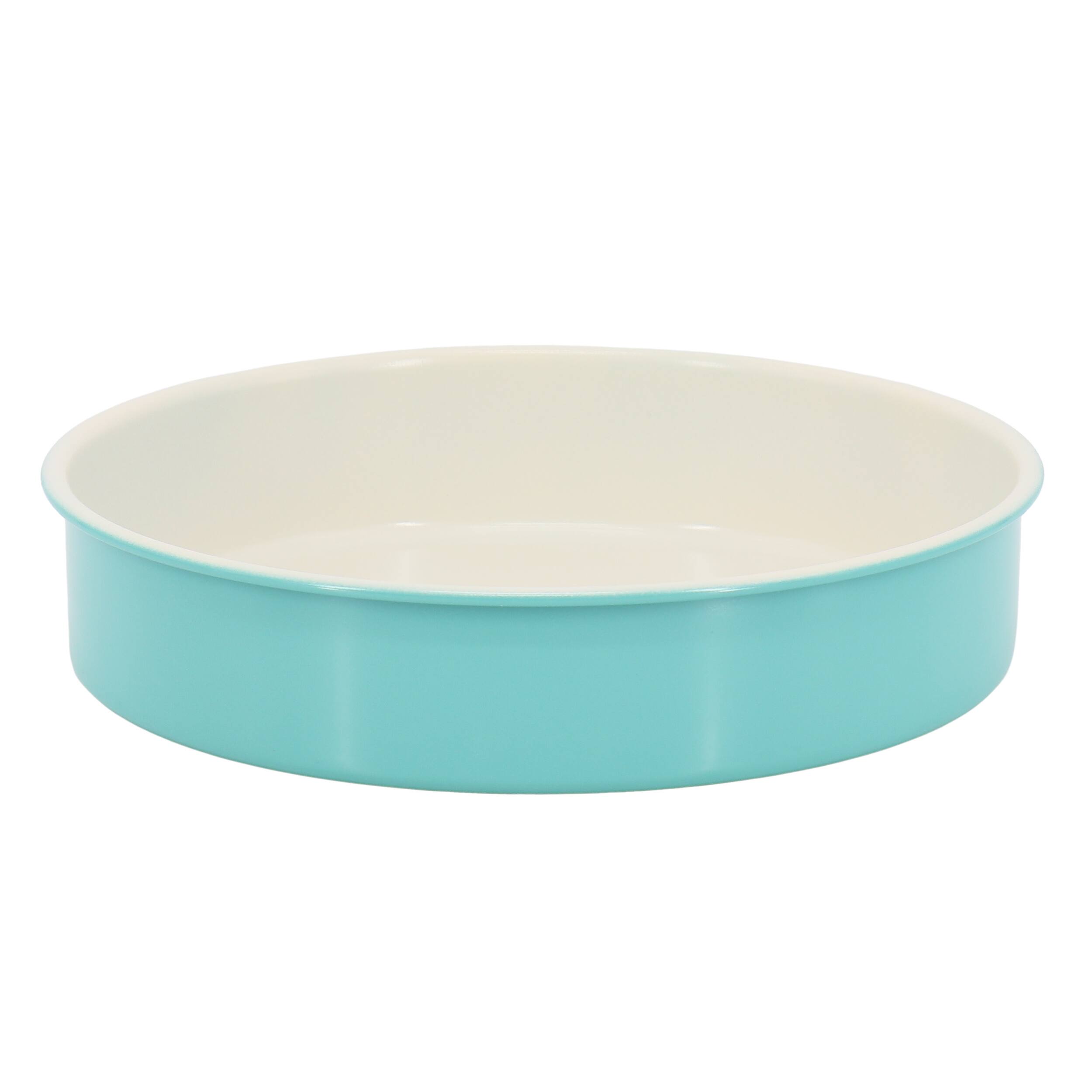 Alt View 3. Martha Stewart - Martha Stewart Everyday Color Bake 4 Piece Nonstick Carbon Steel Bakeware Set in Teal - Teal.
