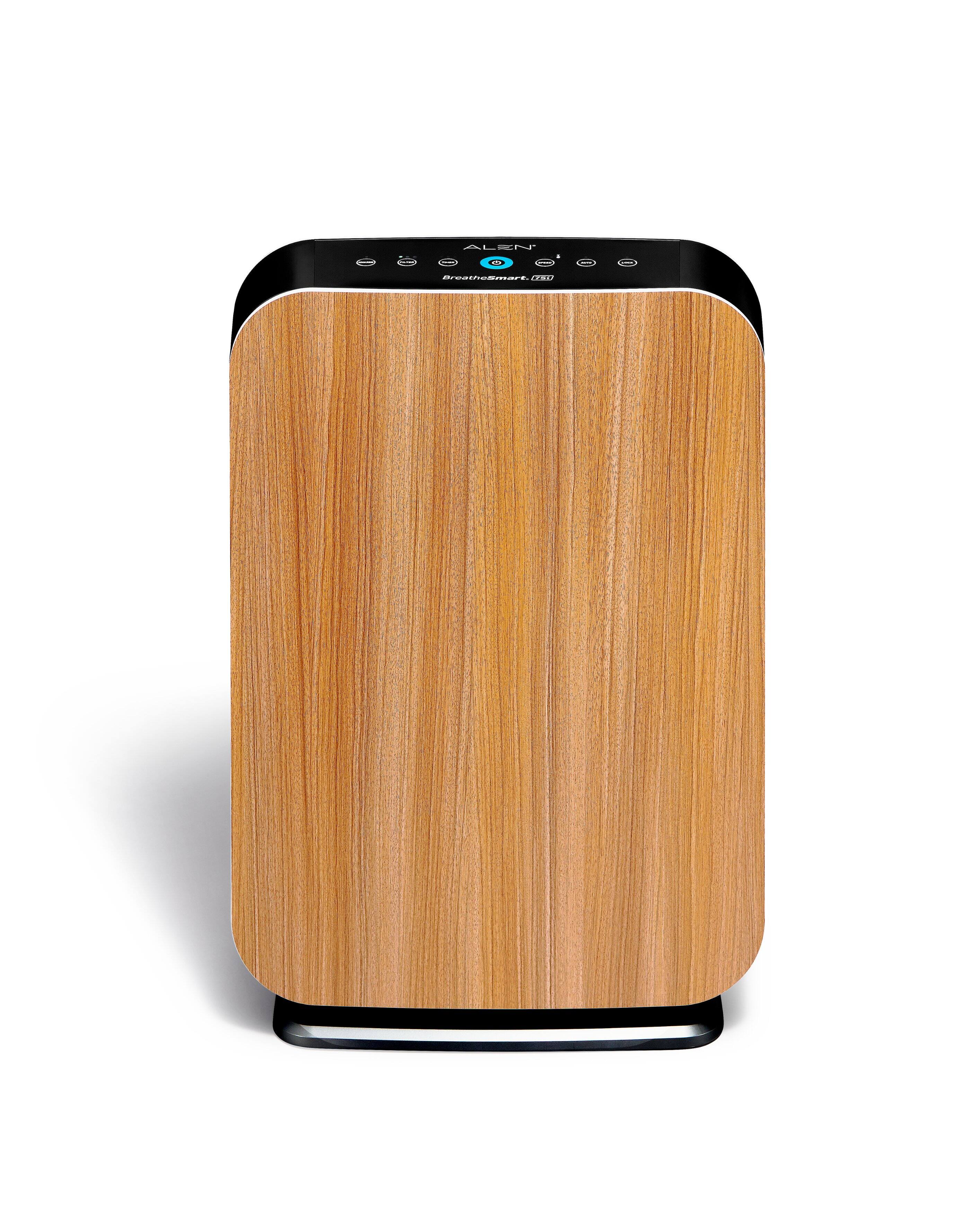 Alen - BreatheSmart 75i 1300 SqFt Air Purifier with Pure HEPA Filter for Allergens, Dust & Mold - Oak
