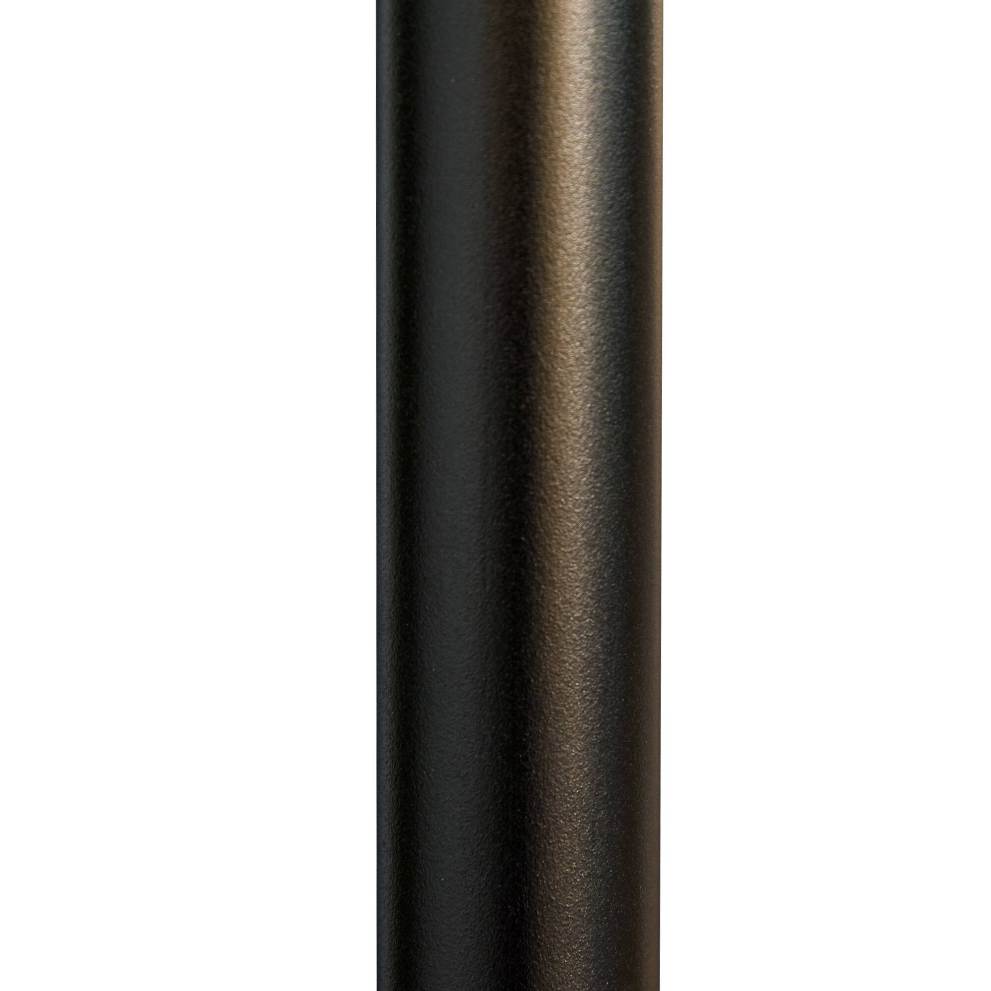 Alt View 7. Outsunny - 9' x 7' Solar Umbrella, LED Lighted Patio Umbrella for Table or Base with Tilt & Crank, Outdoor Umbrella for Garden - Dark Blue.