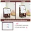 Horizontally and vertically, a painting easel can be placed in both ways to meet different needs. It is removable for individual use and comes with double-side availability.