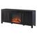 Alt View 14. Camden&Wells - Chabot Log Fireplace TV Stand for Most TVs up to 65" - Black Grain.
