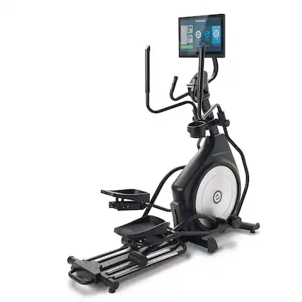 Front. Echelon - Ellipse EL-8s Elliptical Machine with 22" class HD Touchscreen, Smart Resistance & Incline - Black.
