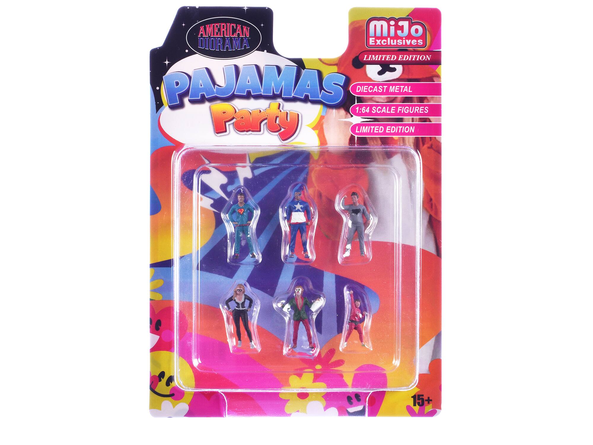 AMERICAN DIORAMA Exclusives LIMITED EDITION PAJAMAS Party 1:64 SCALE DIECAST METAL FIGURES LIMITED EDITION 15+