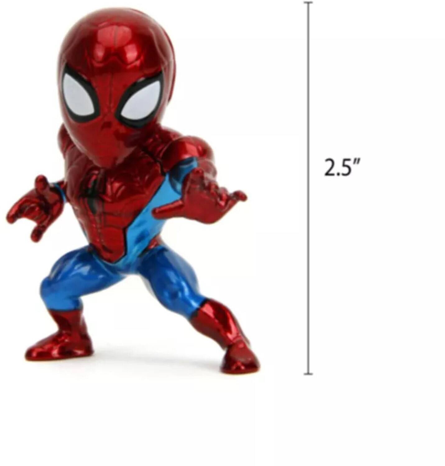 Alt View 2. Jada Toys - Marvel - MetalFigs - 2.5" Spider-Man Diecast Figure 4-Pack   - COLLECTIBLES - Multicolor.