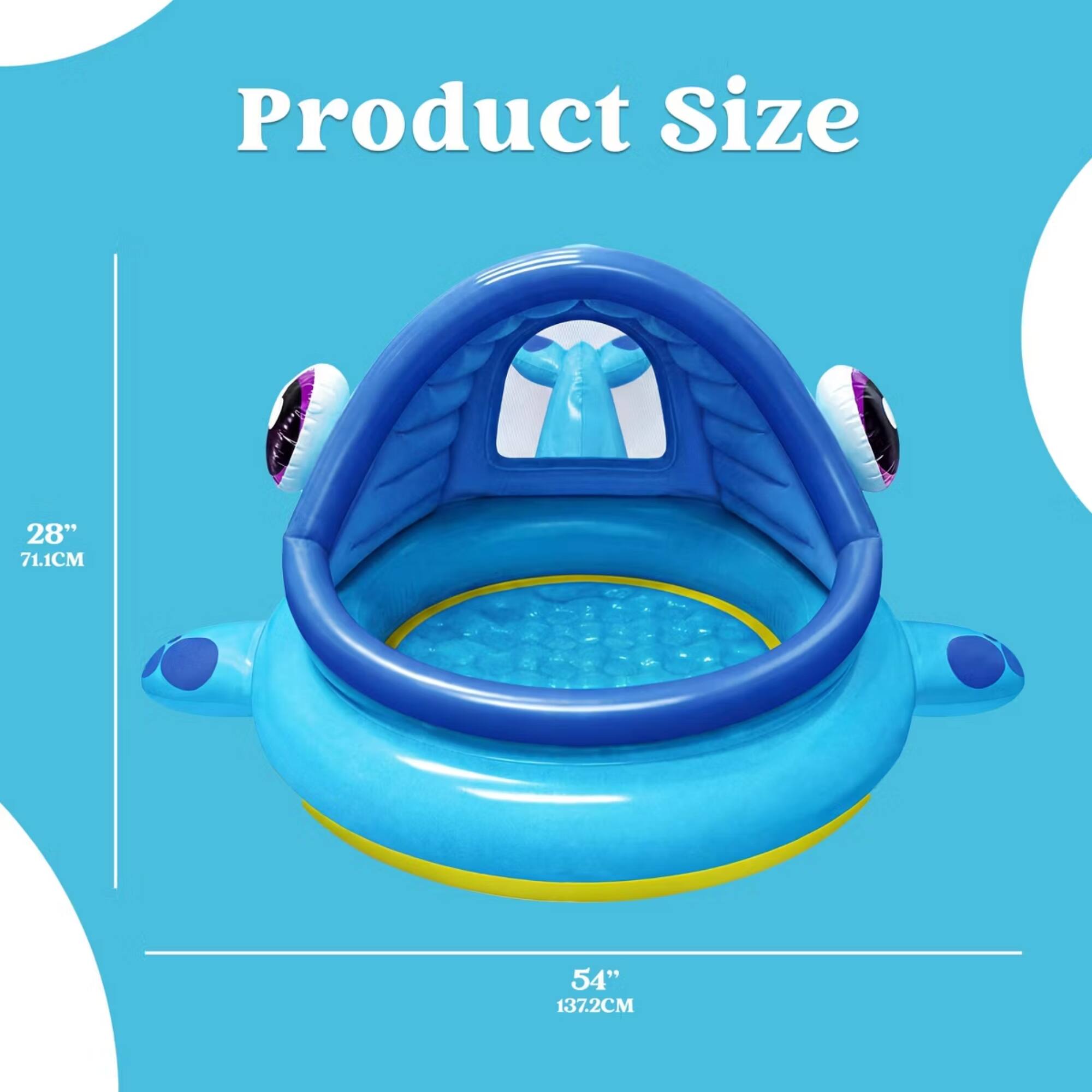 Product Size: 28" (71.1CM) x 54" (137.2CM)