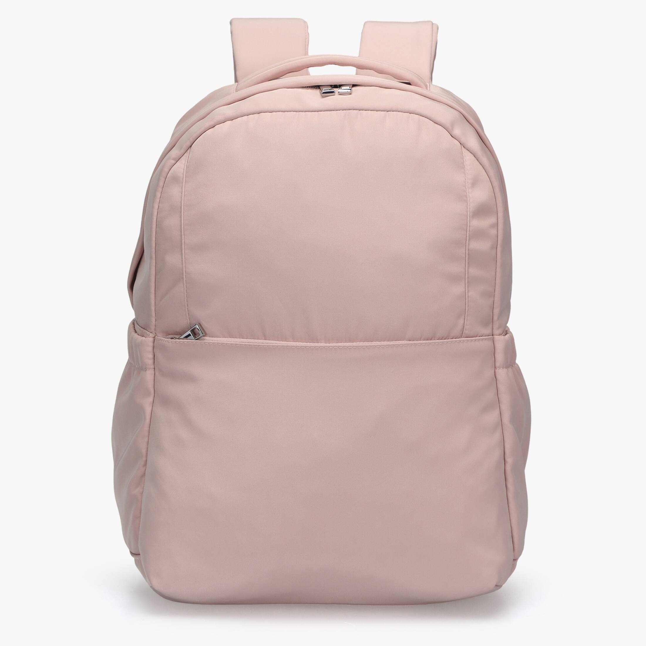 Front. Hynes Eagle - Motion Laptop Backpack - Rose Mist.