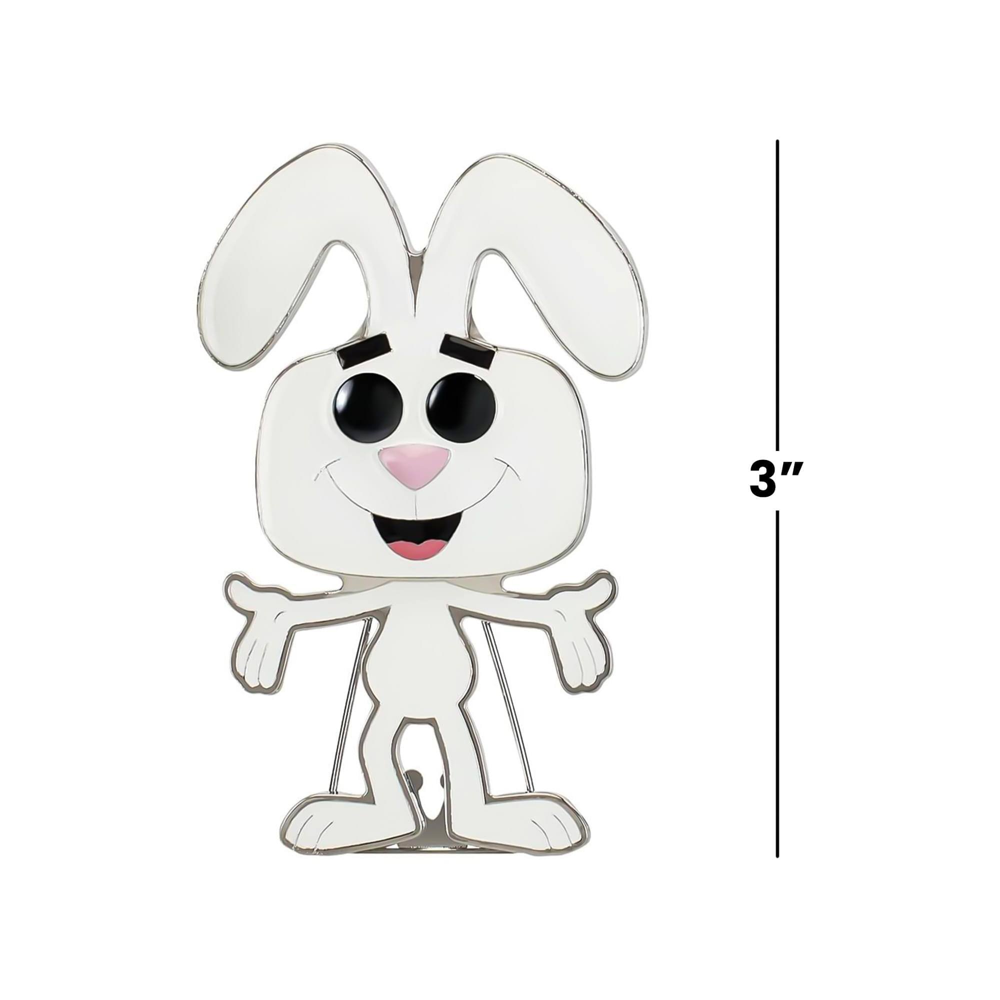 Alt View 3. Funko - Trix Ad Icons 3-Inch Funko POP Pin | Rabbit - White.